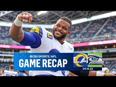 Rams cruise to win over seahawks in week 1 i cbs sports