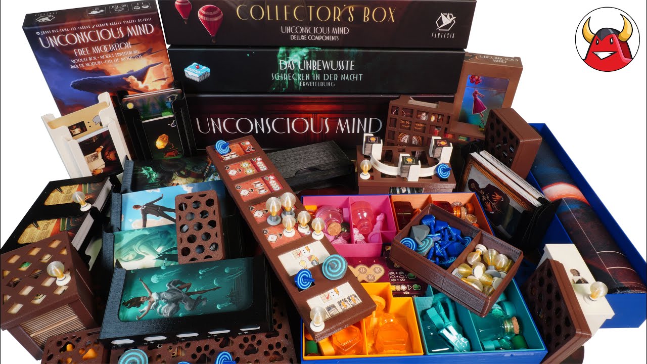 🧠 Das Unbewusste || Unconscious Mind RETAIL Insert Brettspiel Boardgame Inlay Organizer Tokens