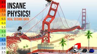 Golden Gate vs. 4 MEGA Earthquakes! screenshot 4