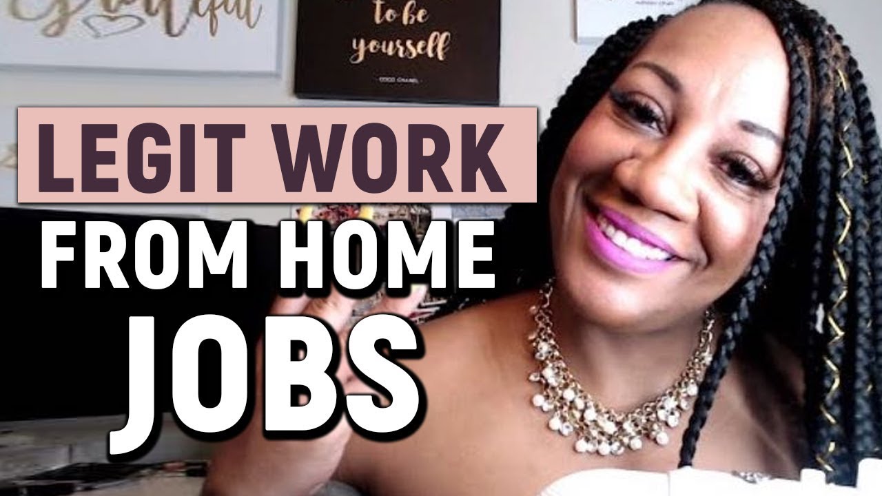 Work From Home Jobs That Are Legit And Free - YouTube
