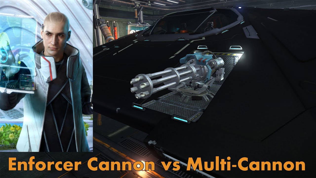 Elite Dangerous Gameplay - Enforcer Cannon on Make a GIF