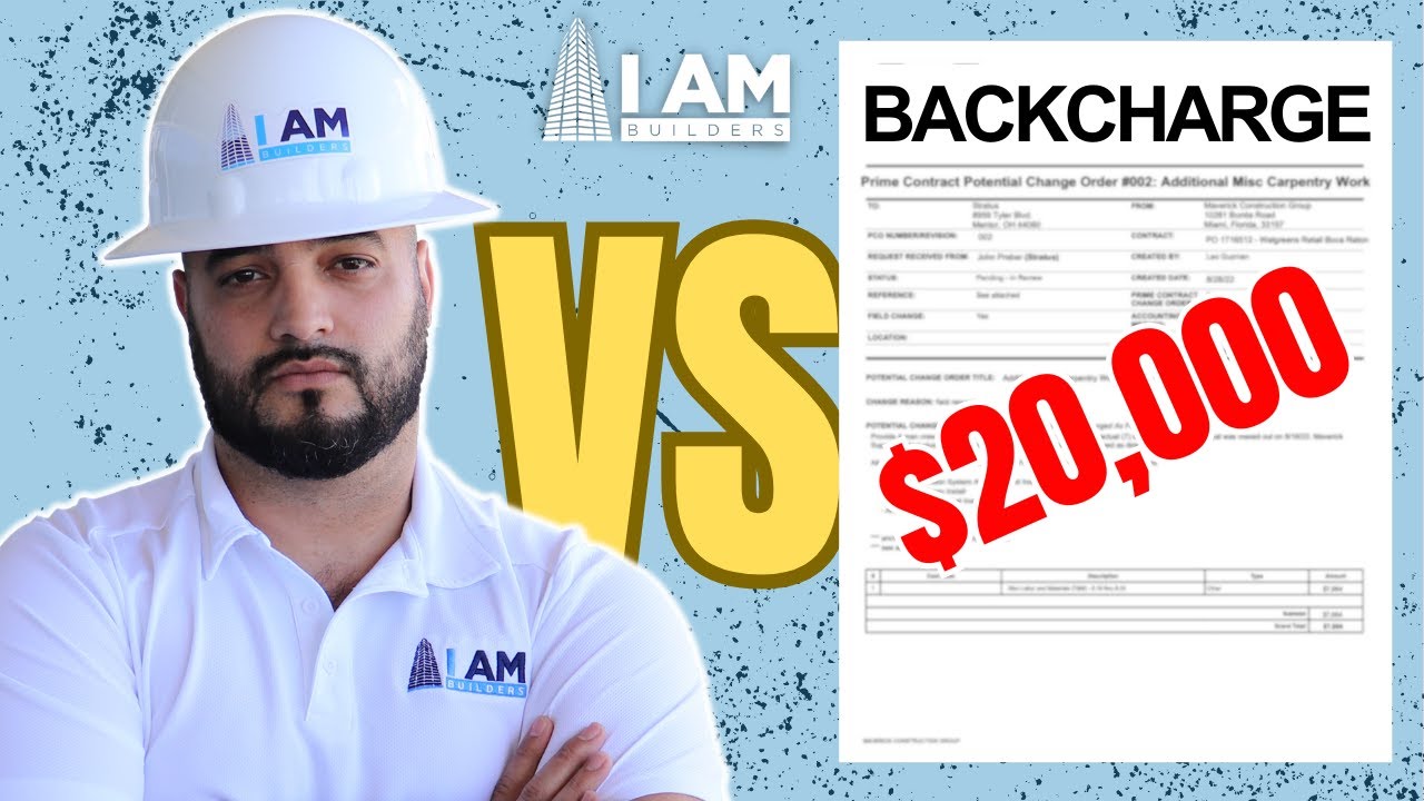 I Beat a $20,000 Backcharge - YouTube
