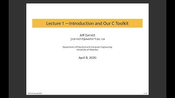 ECE 252 Lecture 1: Introduction