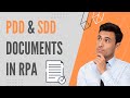 Pdd and sdd documents in rpa  rpafeed