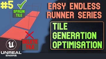 Endless Runner Tiles Optimisation - #5 Unreal Engine 5 Endless Runner Series