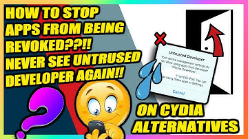 HOW TO STOP APPS FROM BEING REVOKED!!NEVER SEE UNTRUSTED DEVELOPER AGAIN!!NOW WORKING 2017!!