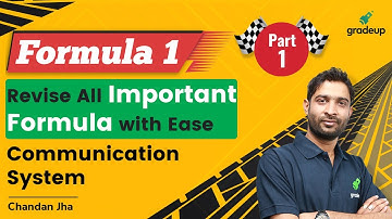 Communication System | Part 1 | GATE Electronics 2021 | Chandan Sir | Gradeup