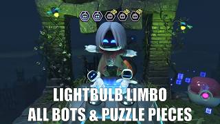 Astro Bot Lightbulb Limbo - All Bots and Puzzle Pieces locations