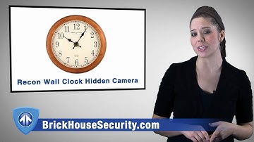 Motion-Activated Hidden Camera Wall Clock Is Completely Covert with Automatically Day to Nightvision