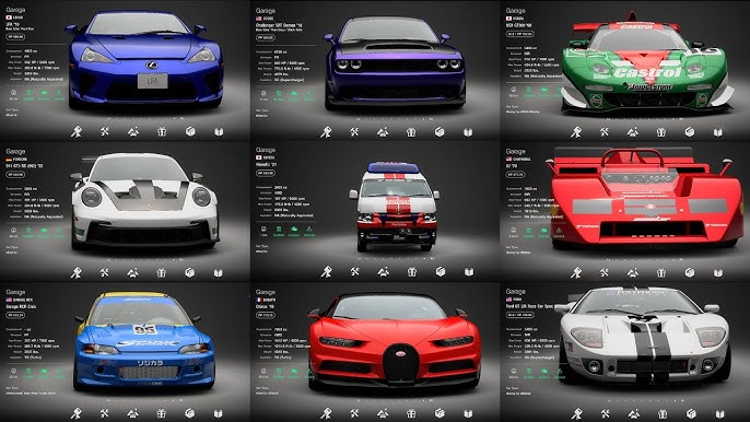 ALL the 721 CARS from Gran Turismo 4 PAL Version (feat the beautiful OST) 