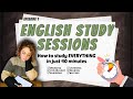 The best way to quickly study english in 40 minutes  english for busy people  study sessions ep 1