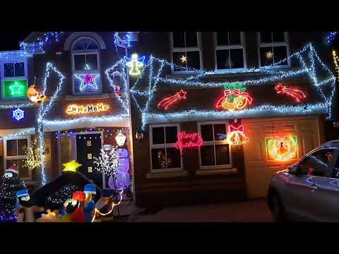 Christmas Lights In Haughton near Stafford