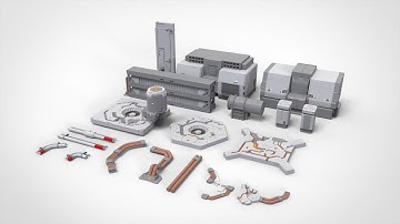 sci fi Architecture kitbash 31