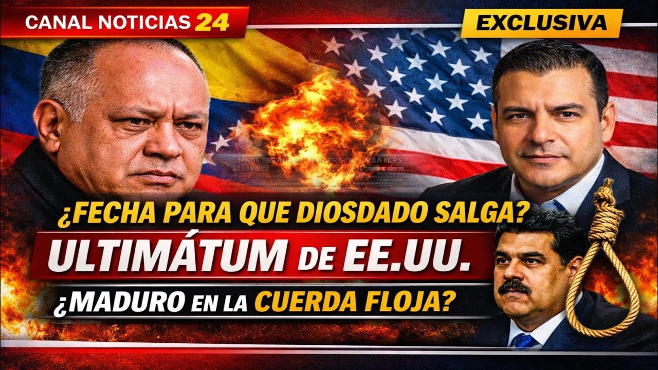 ¿Hay fecha para que Diosdado salga del régimen? Ultimátum de EE.UU. | Luis Quiñones en exclusiva