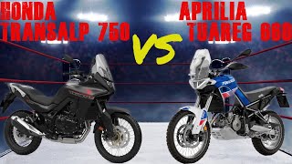 Aprilia Tuareg 660 VS Honda Transalp 750