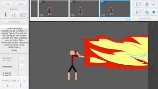 Electric fire beam test (non tweened on version) #sticknodes #animation #animationvideo #popularapp