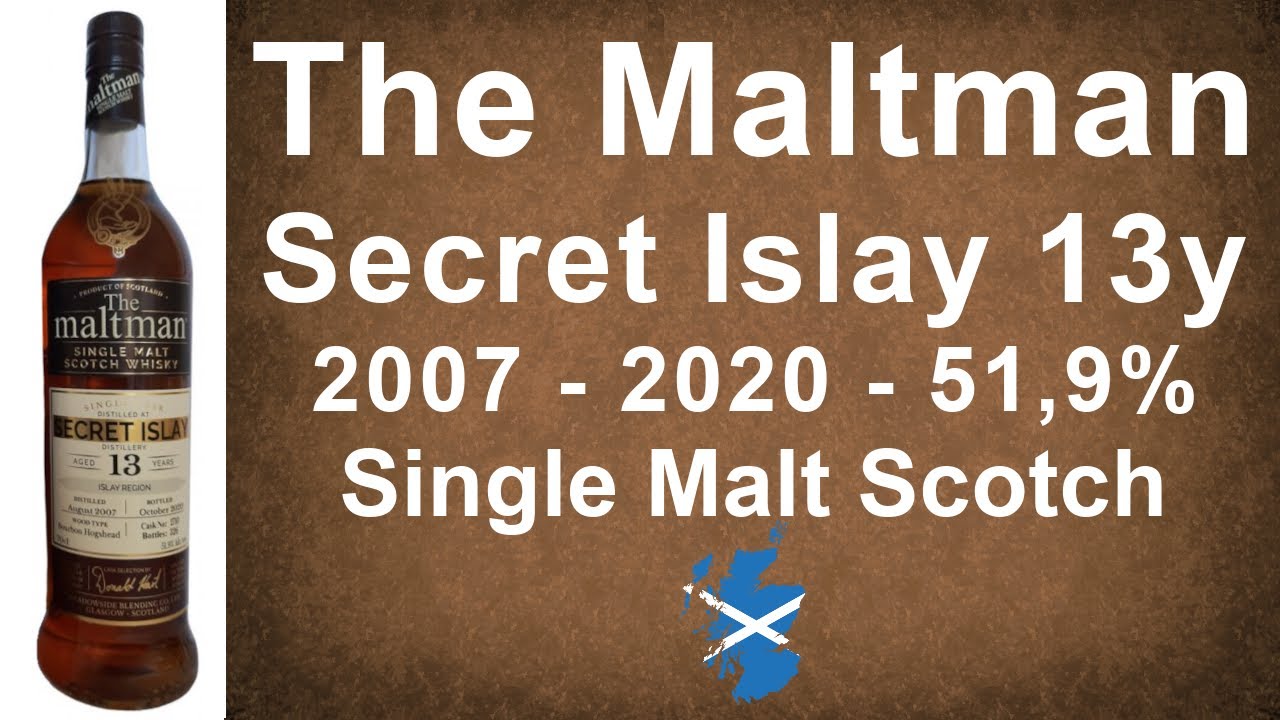The Maltman Islay Haven 14年 The Maltman Secret Islay aged 13 years 2007 - 2020 Single Malt
