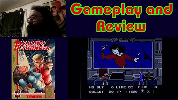 Rolling Thunder for NES - TVGC Gameplay and Review