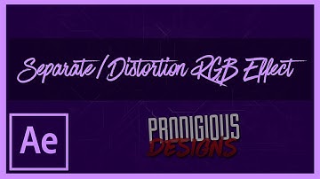 After Effects Tutorial | Separate/Distortion RGB Effect
