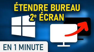 Etendre son bureau sur son deuxième écran sur Windows