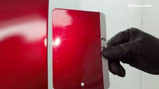 Покраска Mazda 46V панельный ремонт автомобиля с использованием материалов Rock Paint