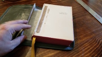 Bookbinding Tutorial - Attaching the Cover to the Block and Installing End Sheets