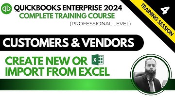 How to create new Customers & Vendors or Import from Excel in QuickBooks Enterprise 2024 | By MAS
