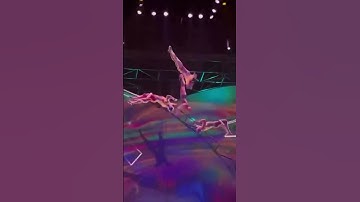 FIRST TIME succeeding synchro triple pikes in #Mystere | Cirque du Soleil