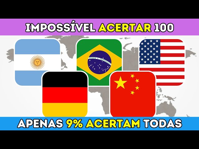 🔥🏴‍☠DE QUE PAÍS É ESSA BANDEIRA?☠️ Impossível Acertar TODAS as Bandeiras  : r/quiz