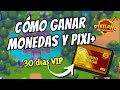 Consigue más Monedas y Coronas en Pixiland Tutorial de Compra de PIXI PLUS Vip 30 días