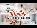 Relaxing whole house clean with me || SPEED CLEANING 2020