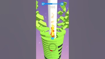 Stack Ball gameplay Level 57 #shorts #shortsvideo #gameplay