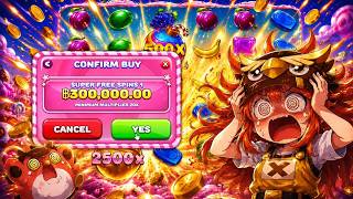 กูว่าแล้วมันต้องโดน : ซื้อฟรีสปินไม้เดียว 300,000! | Sweet Bonanza 2500