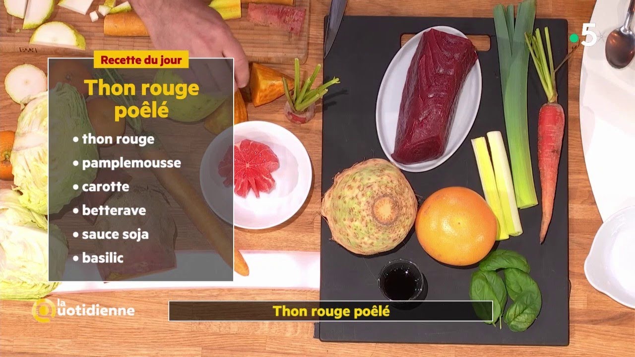 Longe de thon à la poêle : Recette de Longe de thon à la poêle