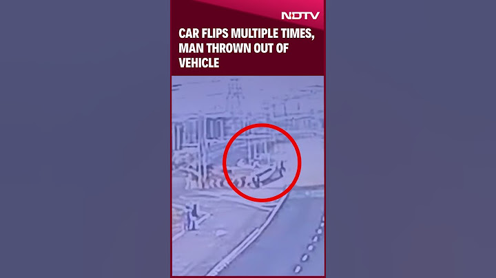 Karnataka Accident | On Camera, 2 Dead As Car Flips Multiple Times, Man Thrown Out Of Vehicle
