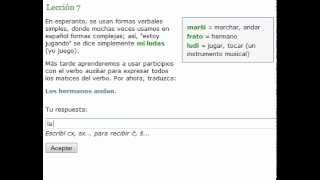 Lección 7 del Juego de las preguntas – Aprende ESPERANTO rápidamente