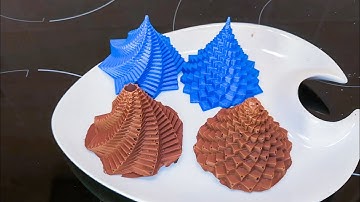 Parametric Design | Grasshopper3D | Chocolate sculpture with 3d printed mold