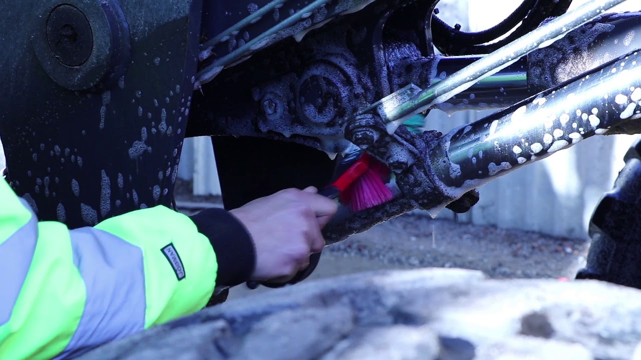 Washing construction machinery Tvätta entreprenadsmaskiner YouTube