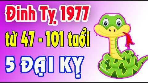 5 ĐIỀU CẤM KỴ TUỔI ĐINH TỴ 1977 TÀI LỘC TỪ 47 ĐẾN 101 TUỔI