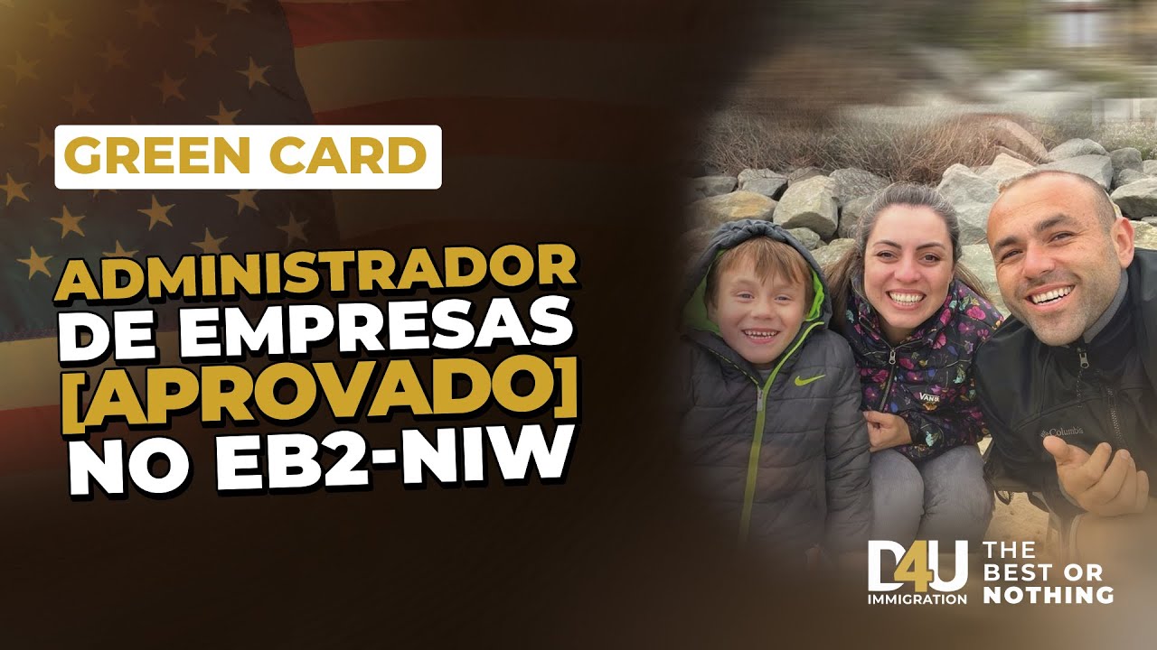 Administrador de empresas aprovado para viver nos EUA