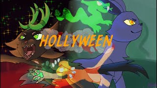 HOLLYWEEN SPEEDPAINT- HOLLYFAWN AND LANTERN LEAVES