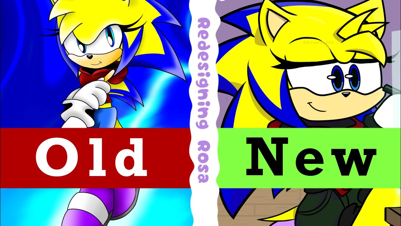 Rosa’s RETURN!! | Redesigning my old Sonic OC - YouTube