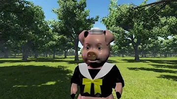 The Three Little Pigs 3D Animation Film