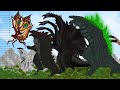 MONSTERS FUSION SIZE COMPARISON 6 | LEGENDARY XENOZILLA,SHIN GHIDORAH,ZILLA EARTH, KONGZILLA