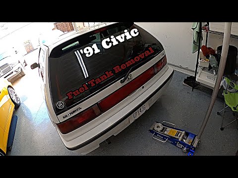 1991 Civic Fuel Tank Removal - ASMR - YouTube
