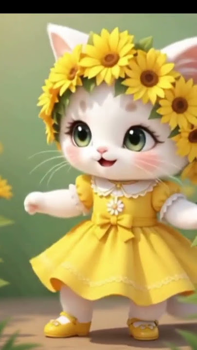 🌼Chibi Kitten Joy #CuteViral #HappyCat #ChibiKitten #TrendingPet #PetContent #Animals #CutePaws