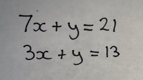 Solving Simultaneous Equations | GCSE Maths