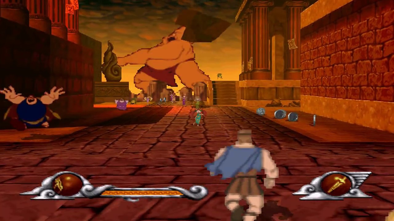 Hercules The Action Game Walkthrough : Level 7 - Cyclop's Attacks - YouTube