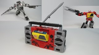 【TF非正規パーツレビュー】キングダム ブラスターをアップグレードだ！　／   Transformers BLASTER Upgrade Kits