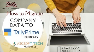 How to Migrate Company Data to TallyPrime Release 3 0  Release 3 0 Ask soft Tech